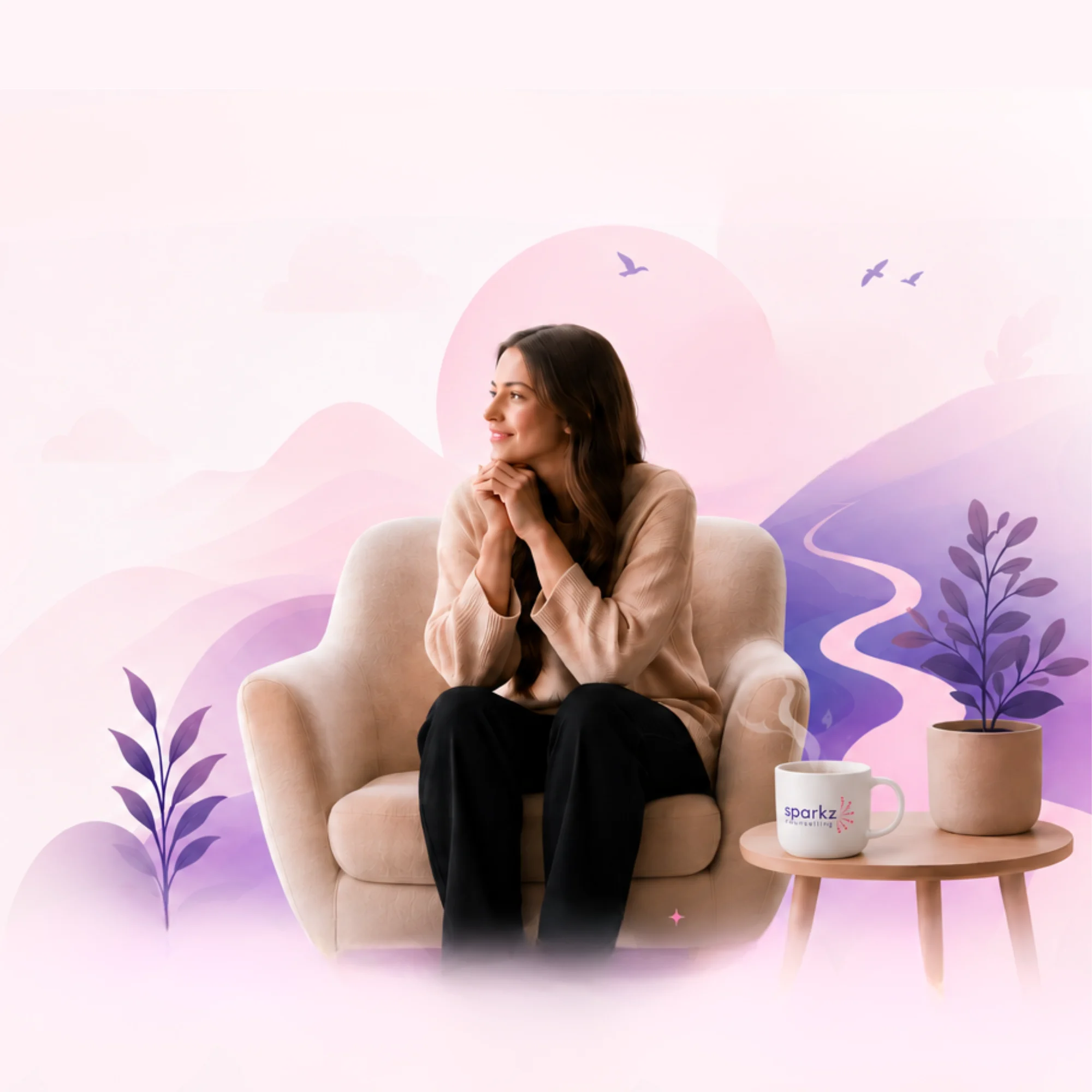 A counsellor providing compassionate support